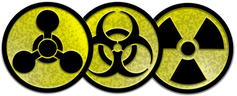 Chemical, biological and radiological hazard symbols
